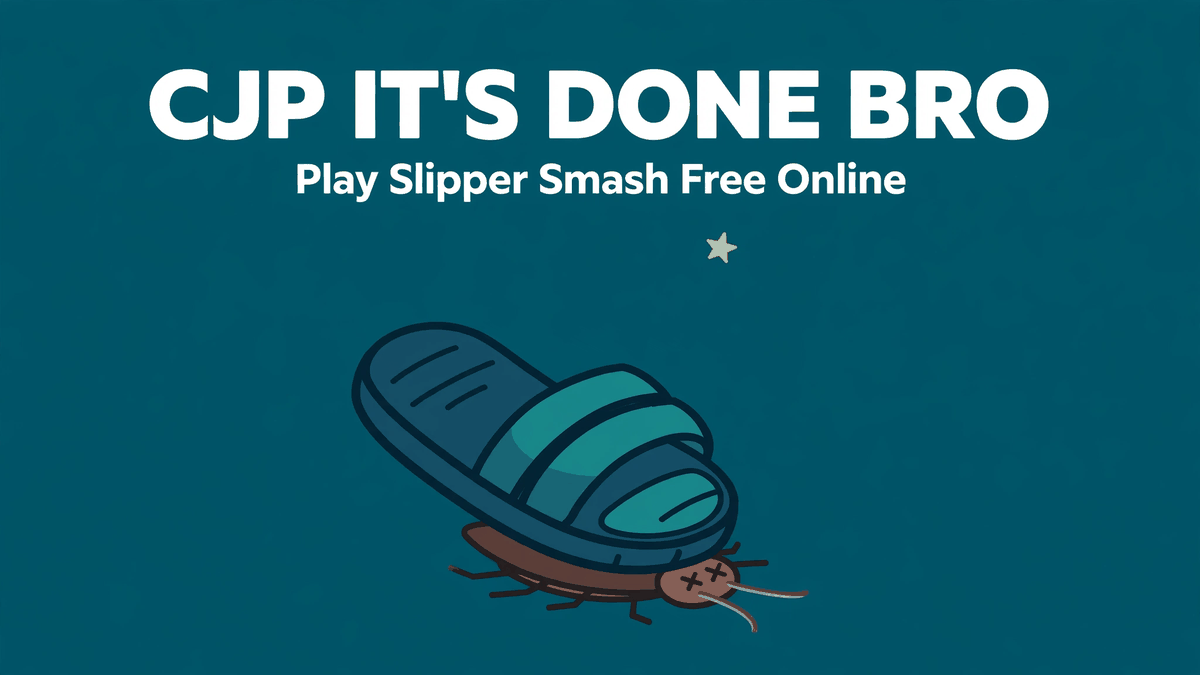CJP It's Done Bro – Play Game, Website Online Hero Image